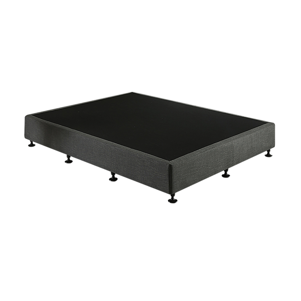 Out of Stock! King Single Ensemble Bed Base Platinum Graphite Linen Fa ...