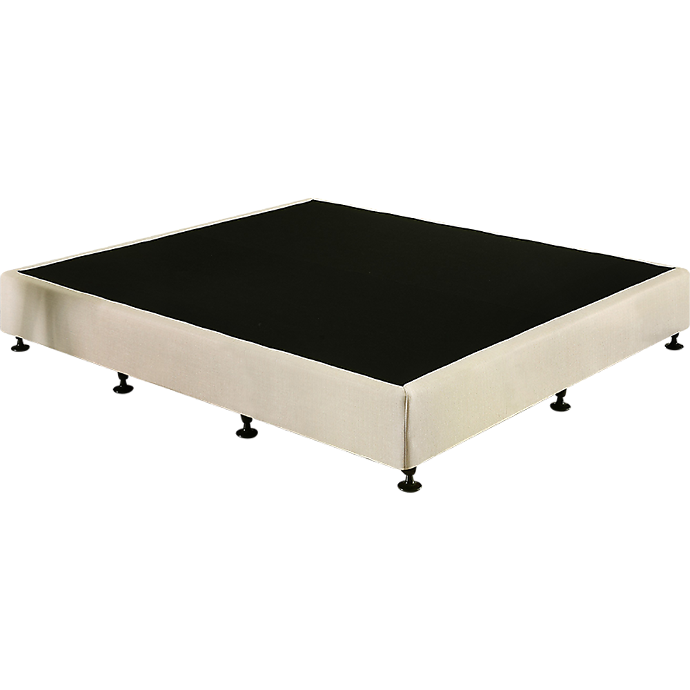 Out of Stock! King Size Bed Base Natural Sand Linen Fabric