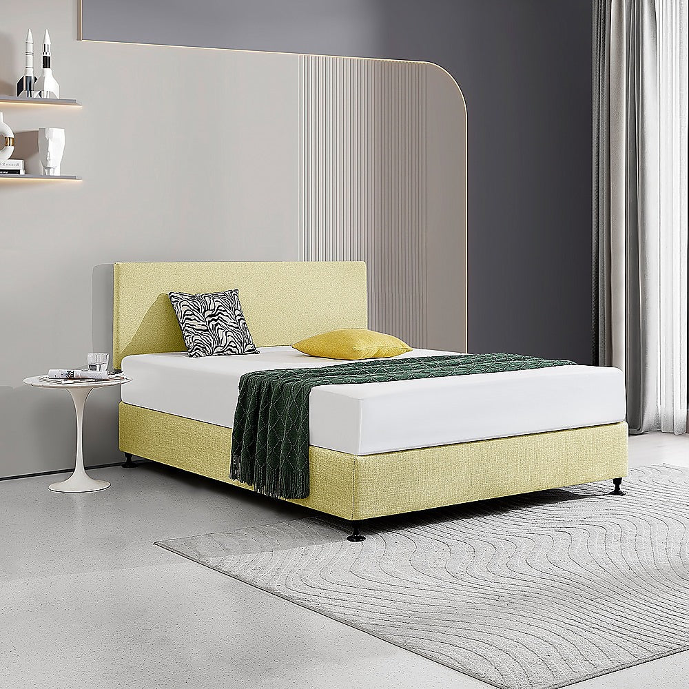 Out of stock! Queen Bed Deluxe Headboard/Bedhead - Sulfur Yellow