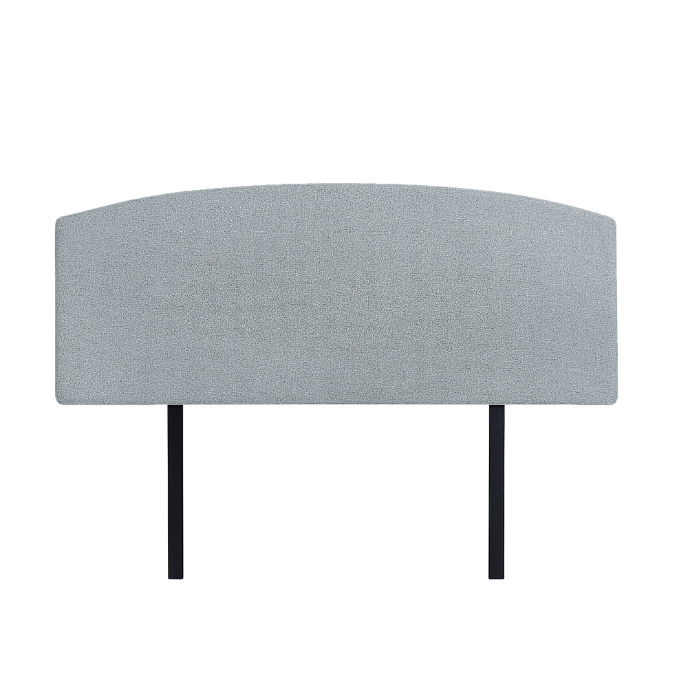 Out Of Stock, Sorry! 
Linen Fabric Double Bed Curved Headboard Bedhead - Stone Grey