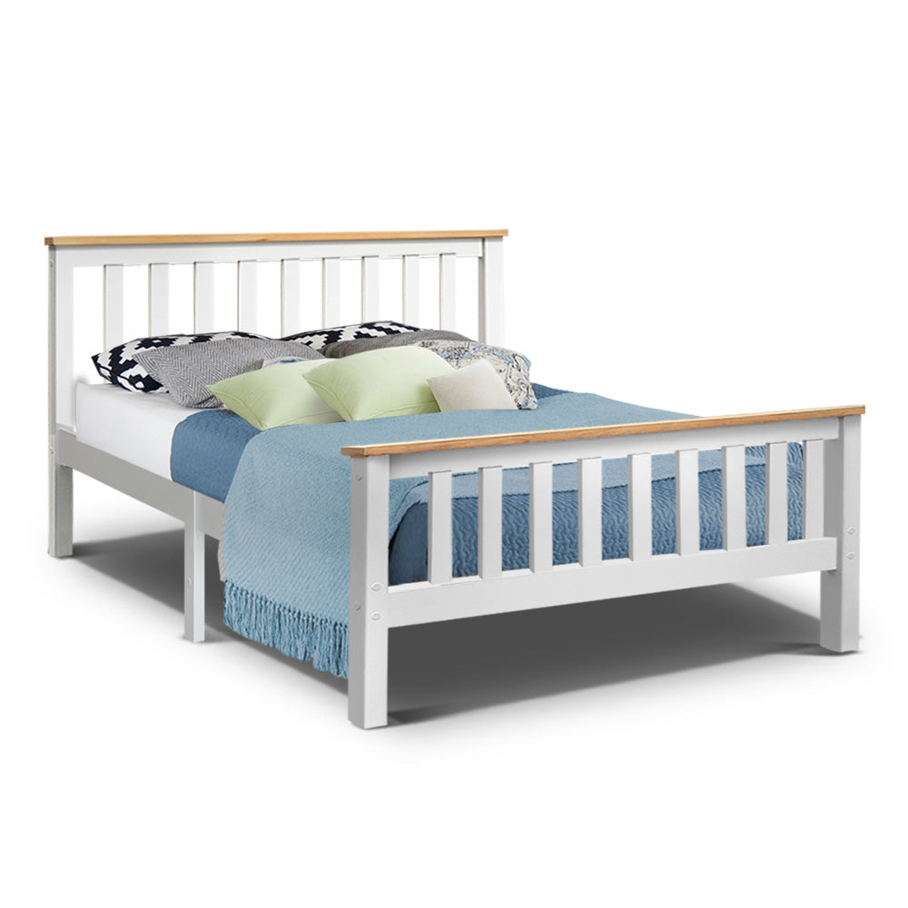 Double Bed Frame - White