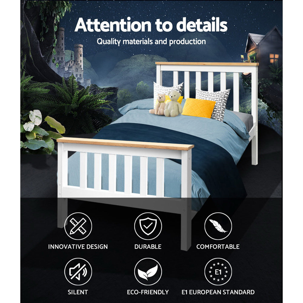 Single Size Wooden Bed Frame