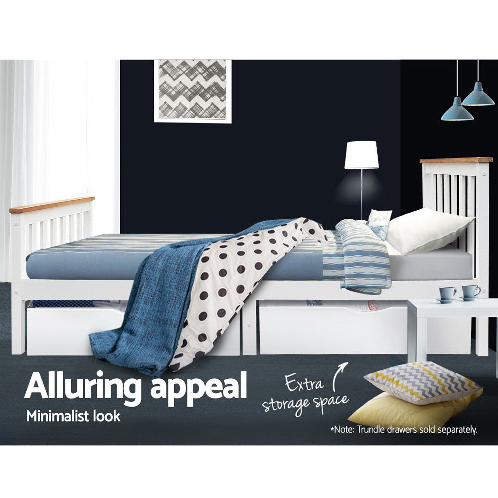 Single Size Wooden Bed Frame